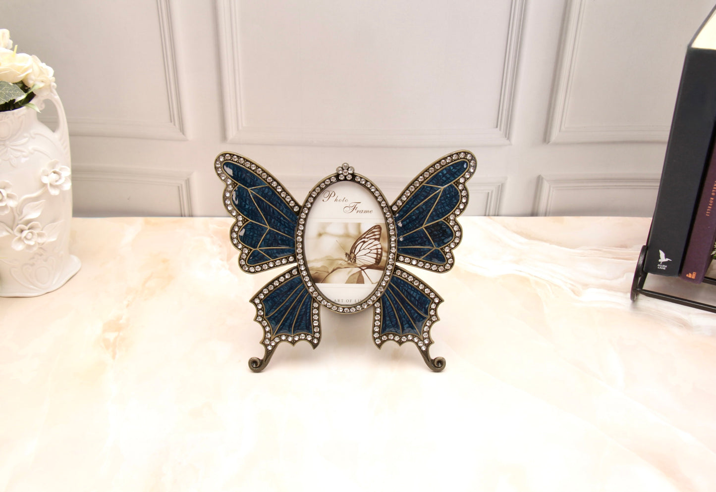 'Blue Butterfly' Photo Frame