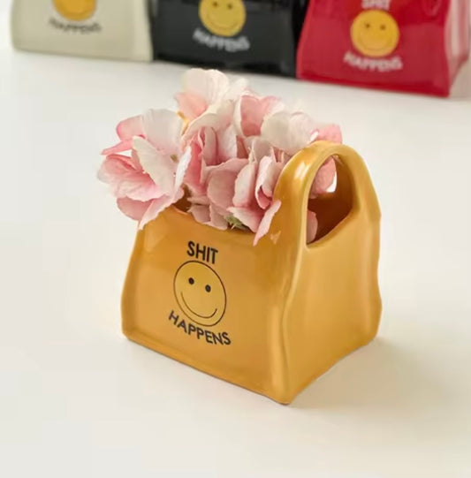 Quirky Ceramic Bowl | Organiser, Yellow