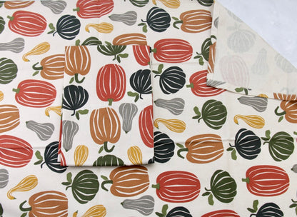 'Beige Pumpkin' Printed Kitchen Towels, Set of 2