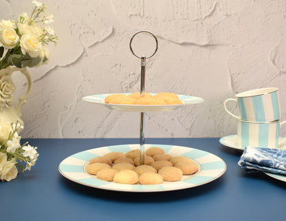 'Tiffany' Ceramic 2 Tier Cake Stand