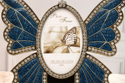 'Blue Butterfly' Photo Frame