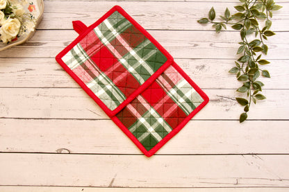 'Mistletoe' Pot Holder Set of 2