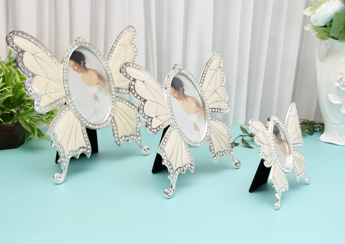 'White Butterfly' Photo Frame