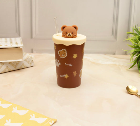 'Teddy' Ceramic Tumbler - Cocoa 2