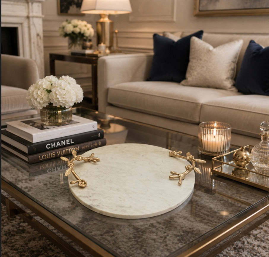 'Marble' Serving Tray / Platter