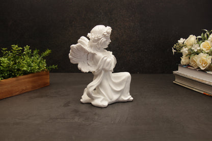 Celeste Angel Statue - White