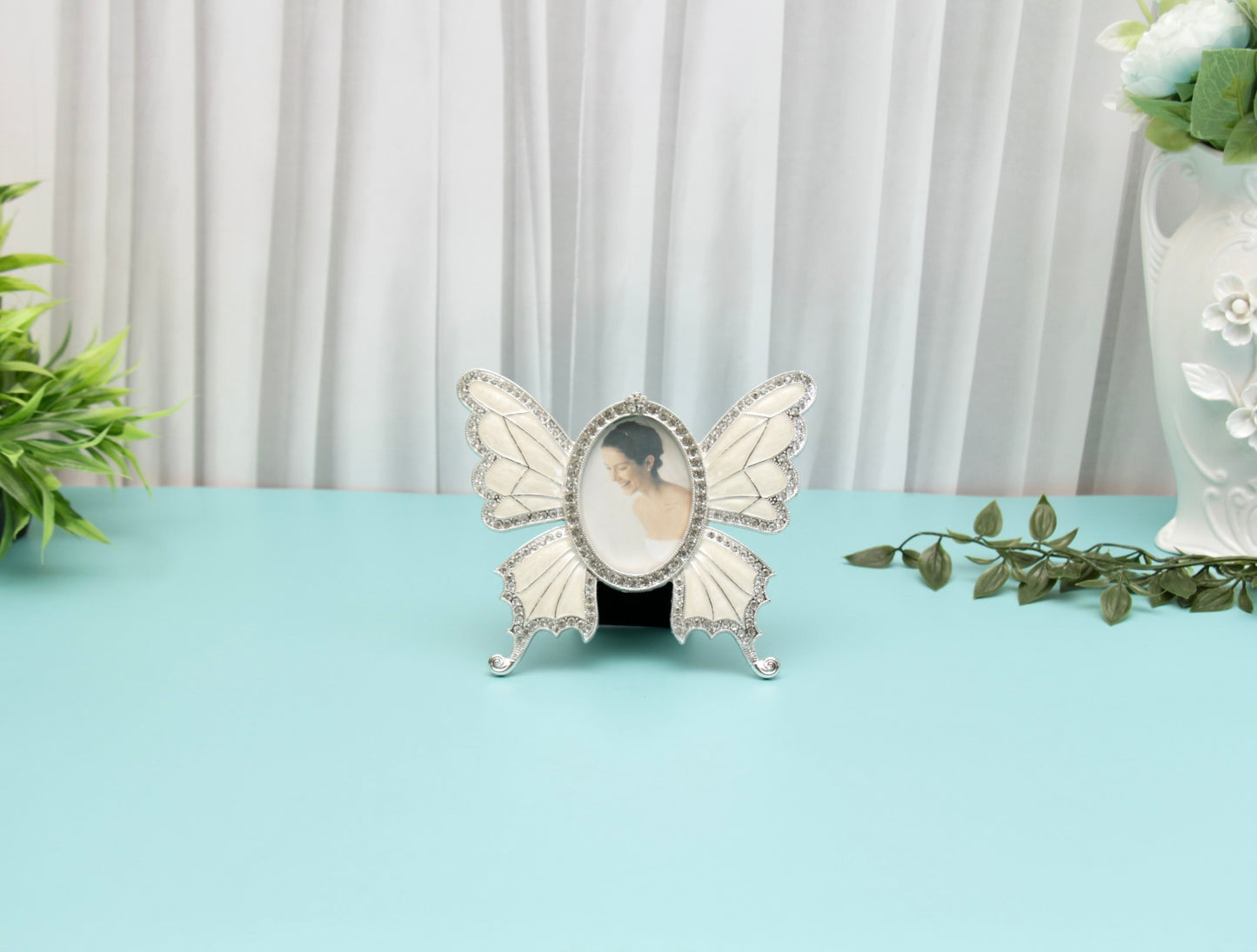 'White Butterfly' Photo Frame