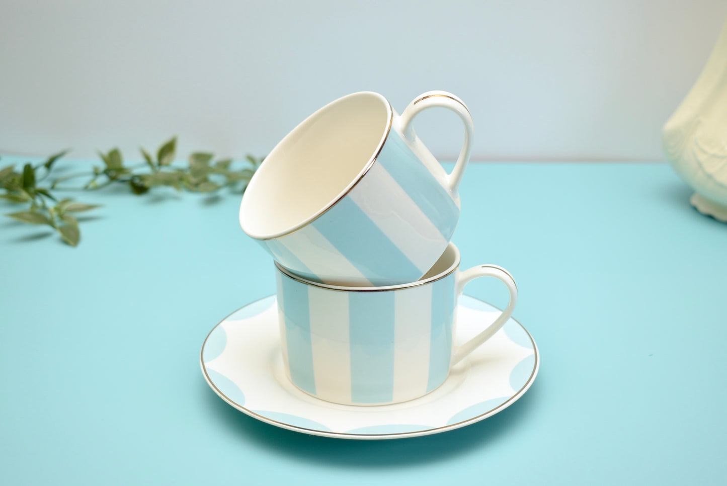 'Tiffany' Ceramic cup & Saucer Set Of 1