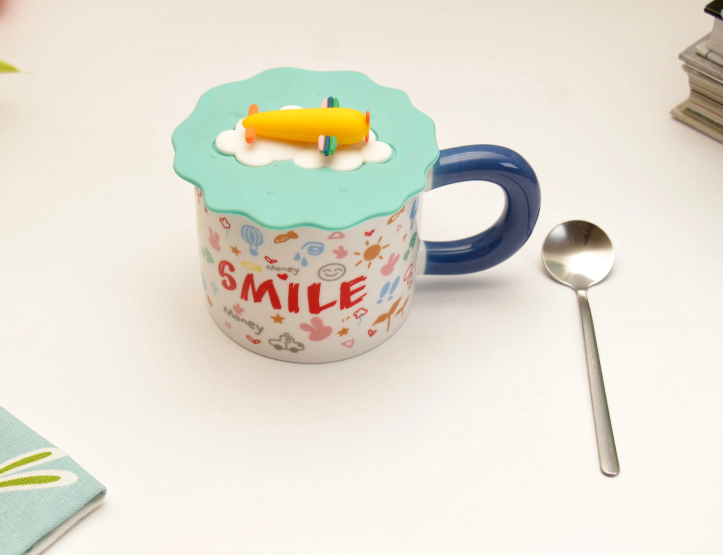 'Sunshine' Ceramic Coffee Mugs - Smile