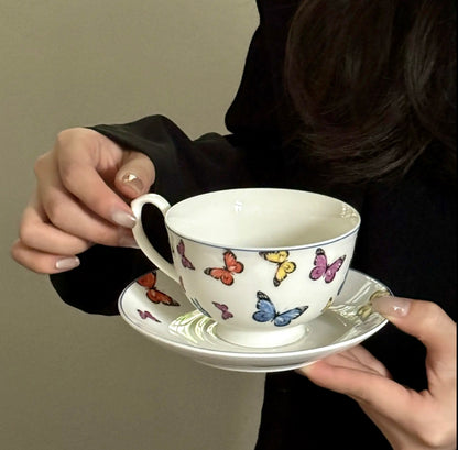 'Chrysalis' Ceramic Cup & Saucer Set Of 1