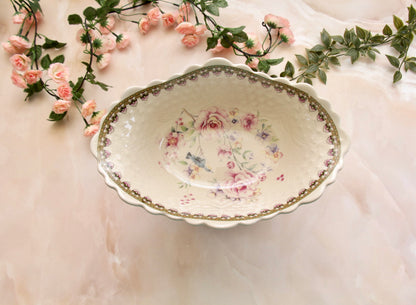 'Celestial Rose' Victorian Decorative Bowl