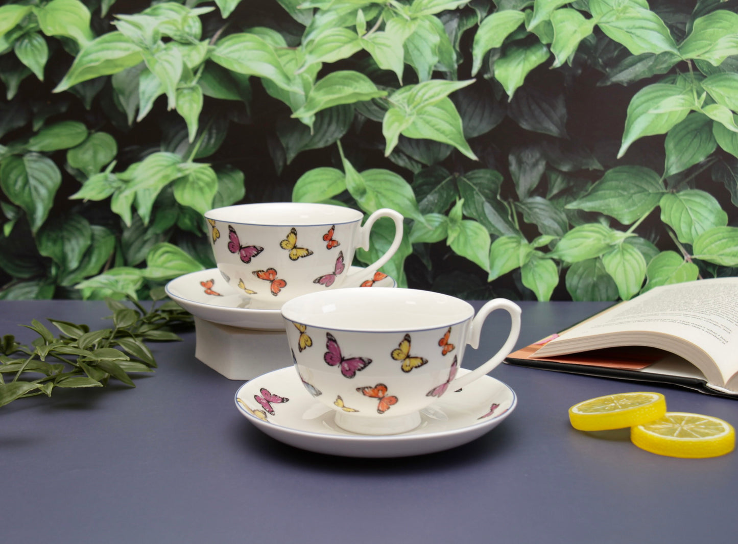 'Chrysalis' Ceramic Cup & Saucer Set Of 1