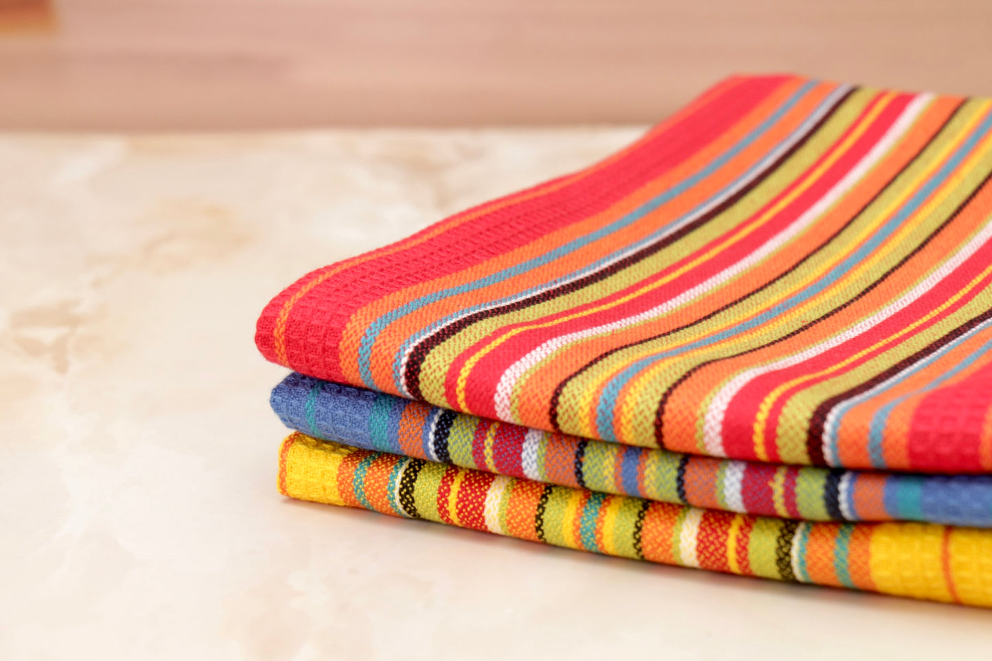 'Striped' Kitchen Towels, Set of 3