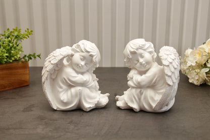 Baby Angel Sitting - Set of 2