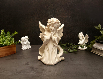 Ariel Angel Figurine - Off White