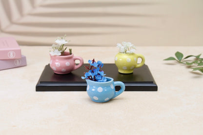 'Tiny Treasures' Mini Cup Fridge Magnets, Set of 3
