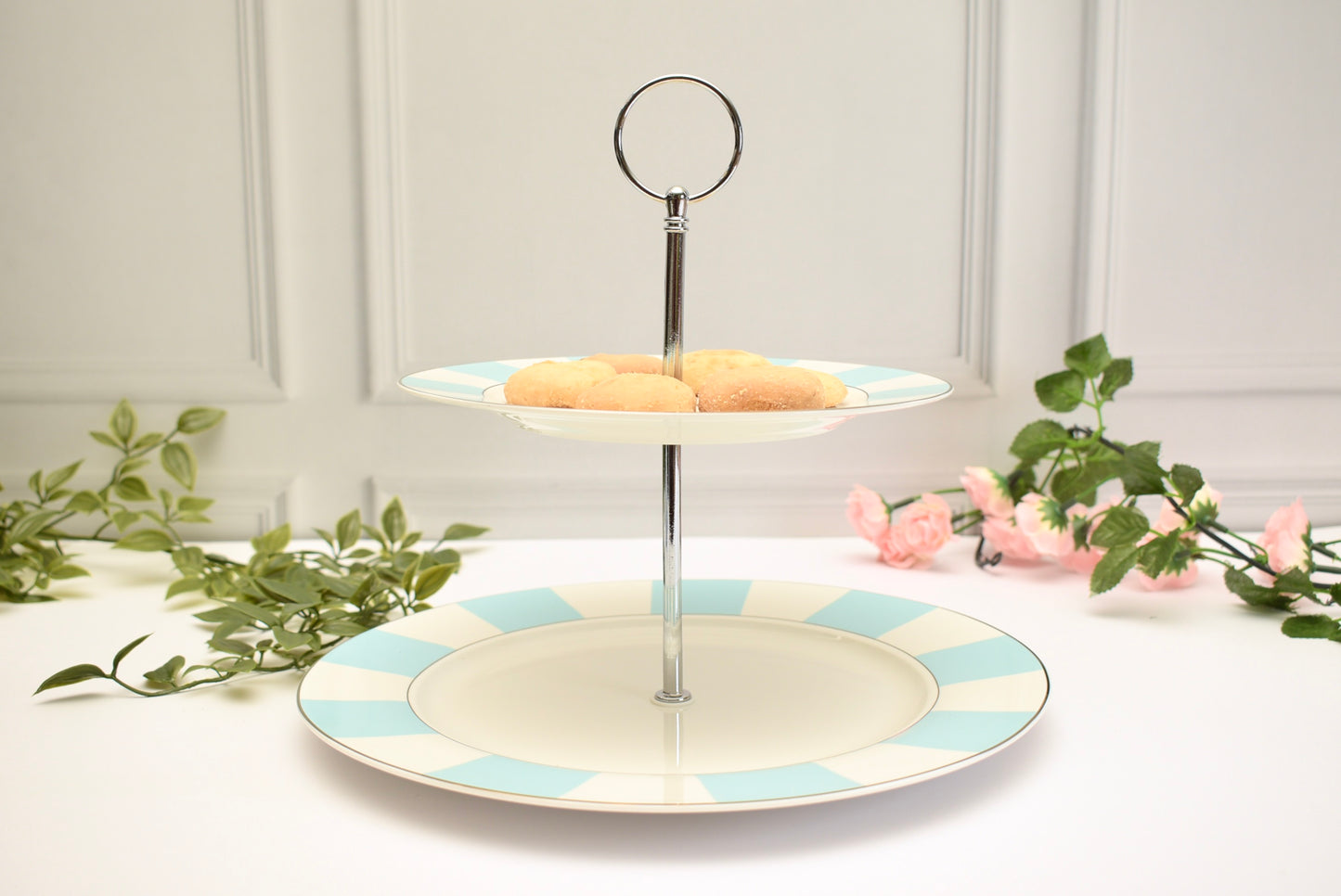 'Tiffany' Ceramic 2 Tier Cake Stand