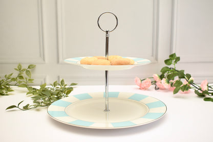 'Tiffany' Ceramic 2 Tier Cake Stand