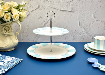 'Tiffany' Ceramic 2 Tier Cake Stand