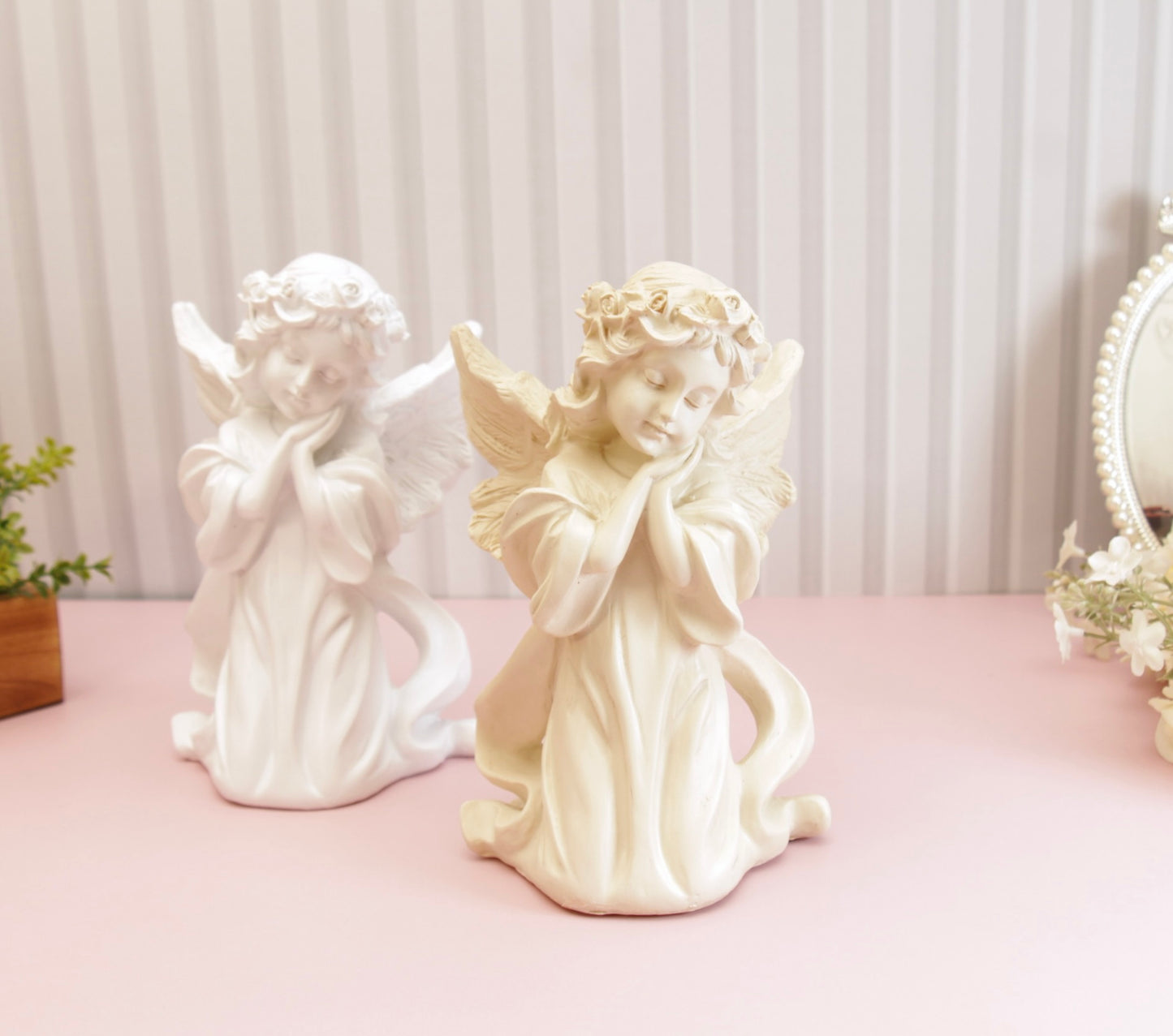 Ariel Angel Figurine - Off White