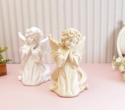 Ariel Angel Figurine - Off White