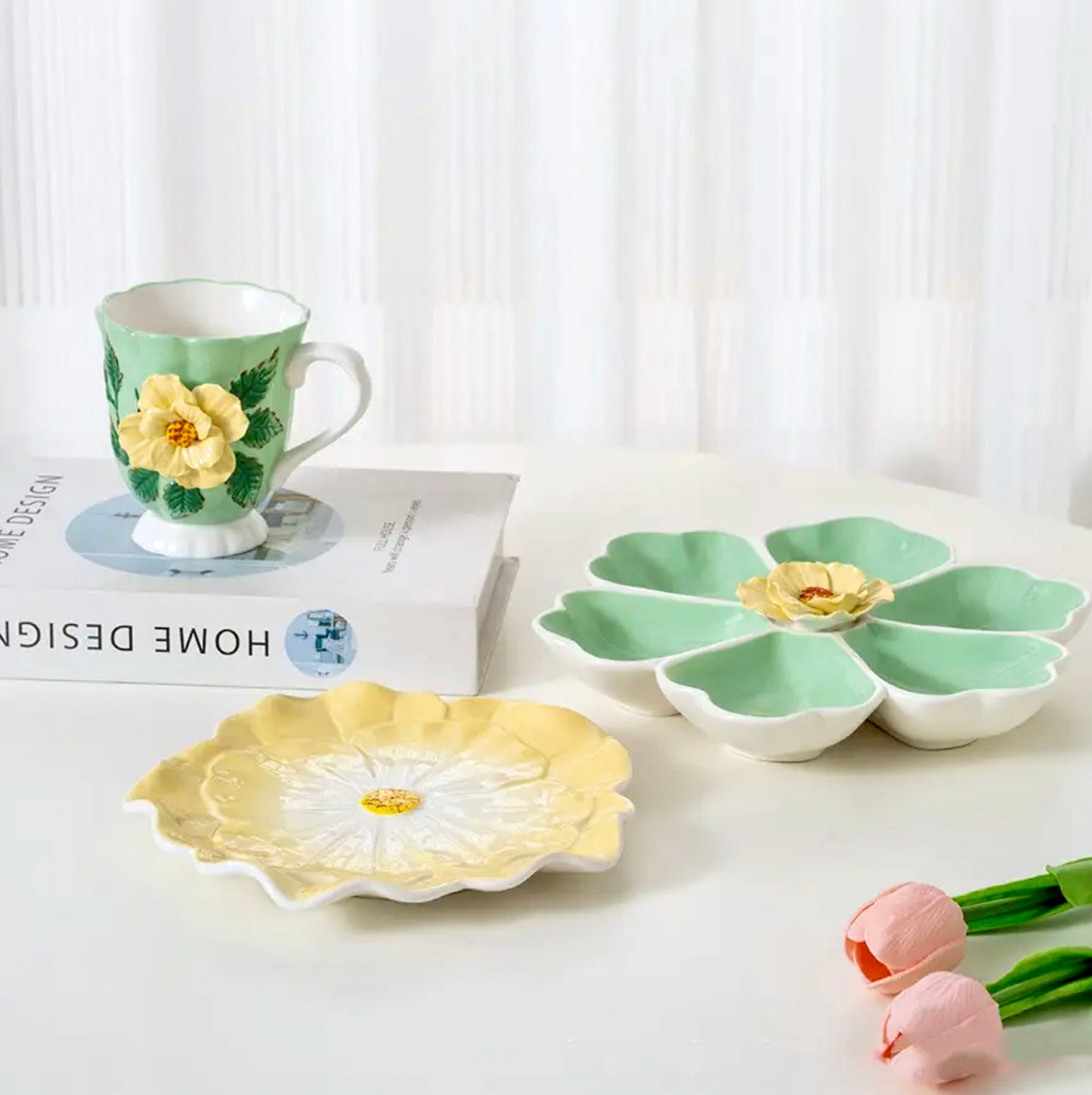 'Isadora' Ceramic Serving Platter