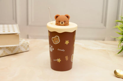 'Teddy' Ceramic Tumbler - Cocoa 2