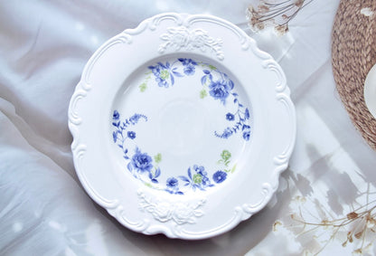 'Astrid' Ceramic Dinner Plate | Blue | 10 Inches