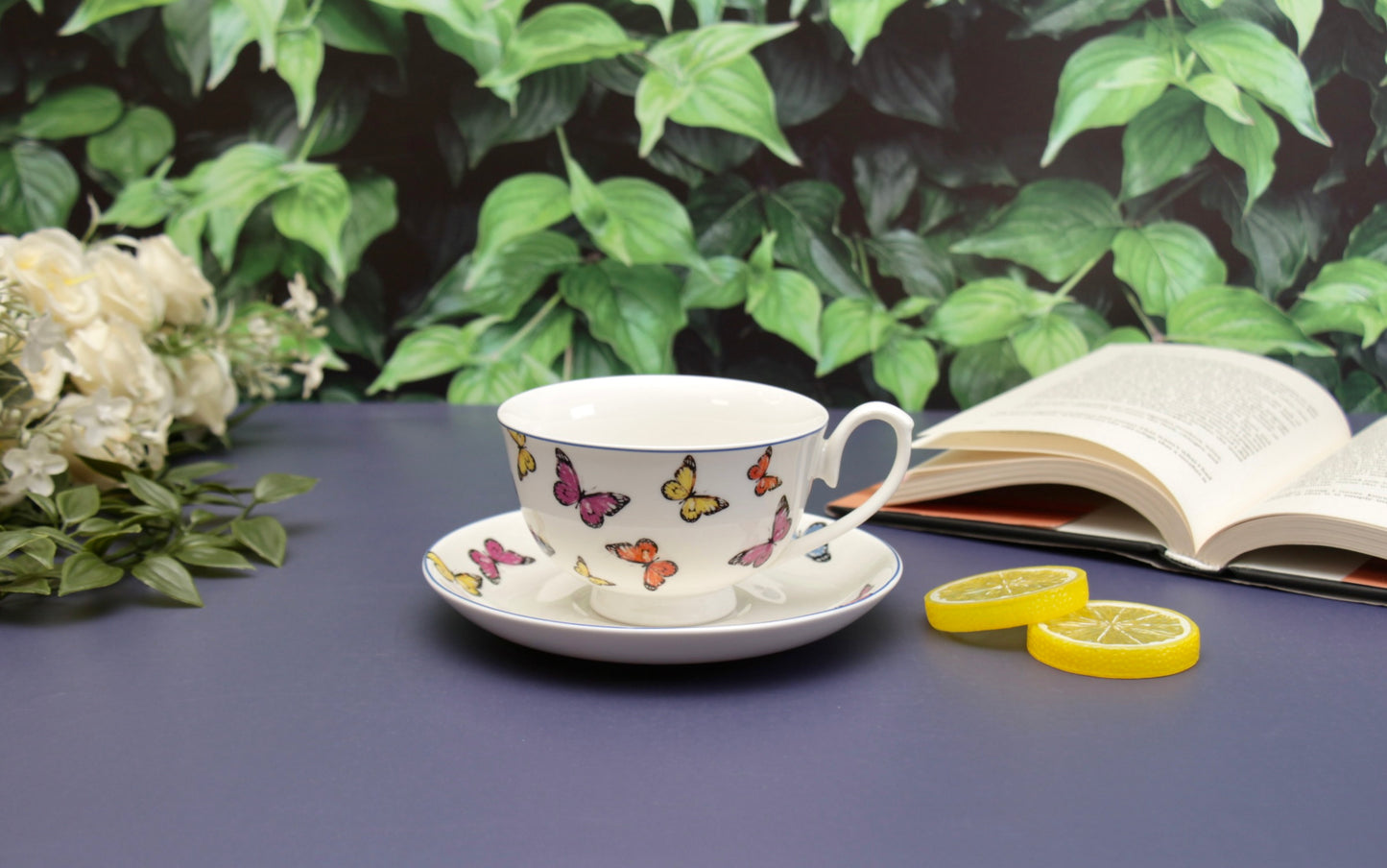 'Chrysalis' Ceramic Cup & Saucer Set Of 1