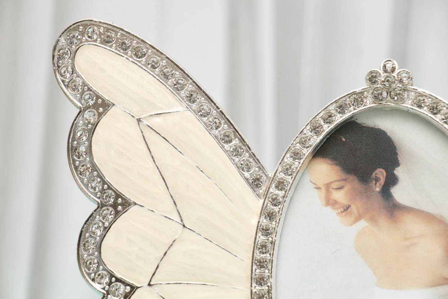 'White Butterfly' Photo Frame