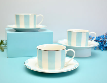 'Tiffany' Ceramic cup & Saucer Set Of 1
