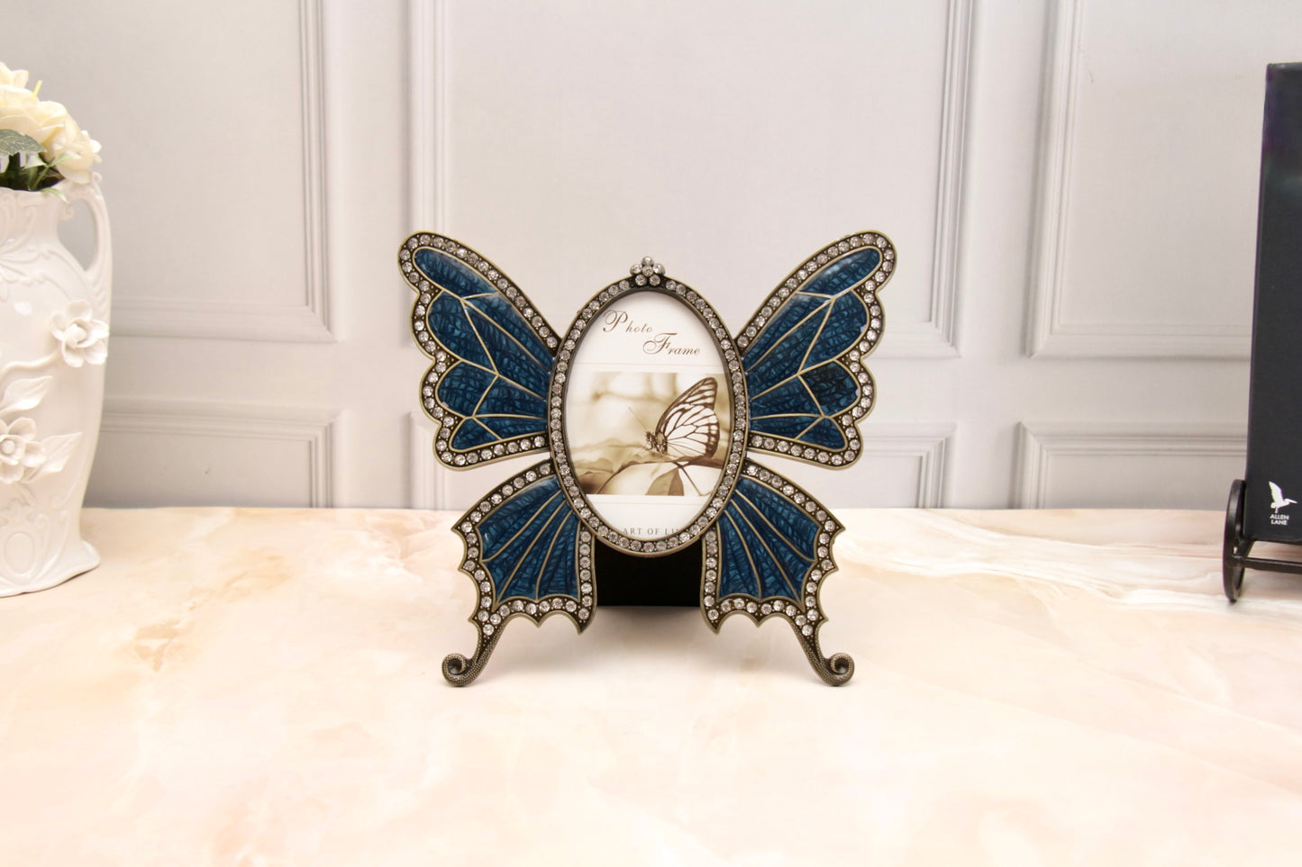 'Blue Butterfly' Photo Frame