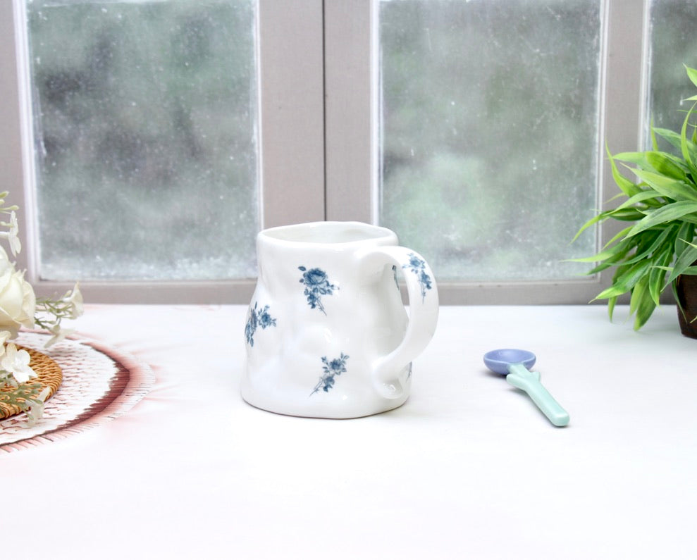 'Zara' Ceramic Coffee Mug, White