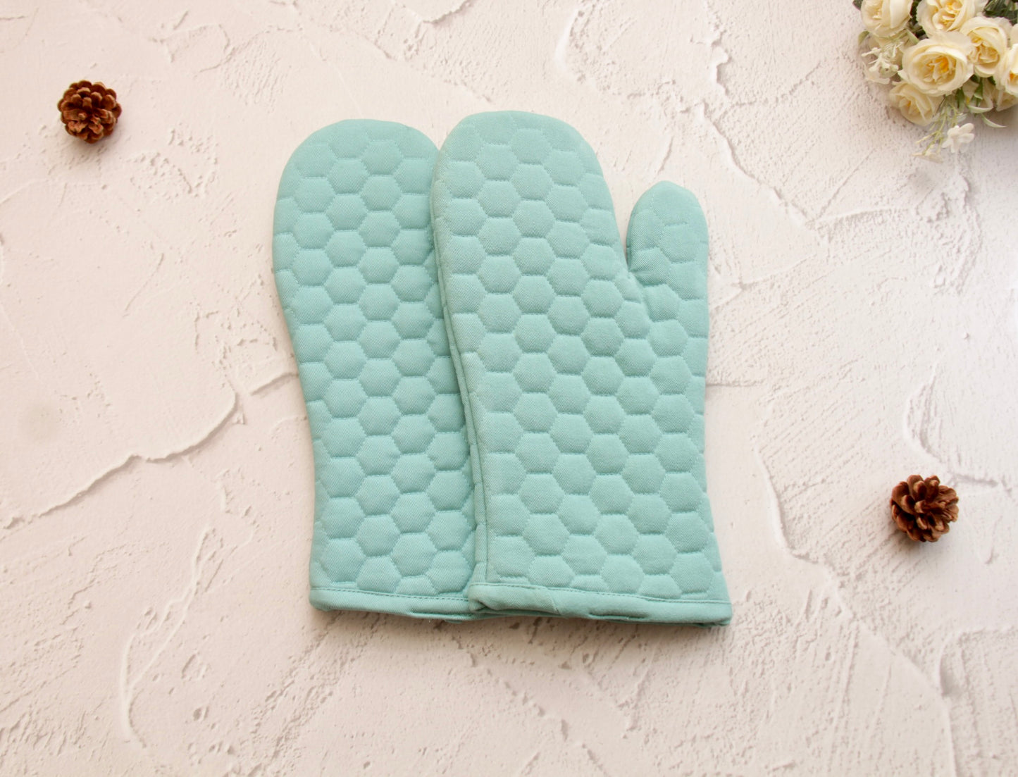 'Fern' Oven Mittens Set of 2