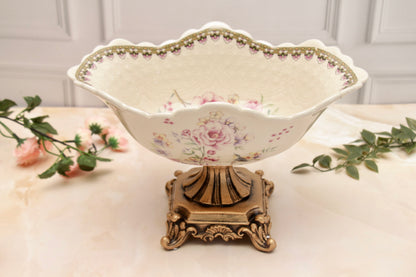 'Celestial Rose' Victorian Decorative Bowl