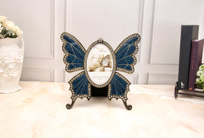 'Blue Butterfly' Photo Frame