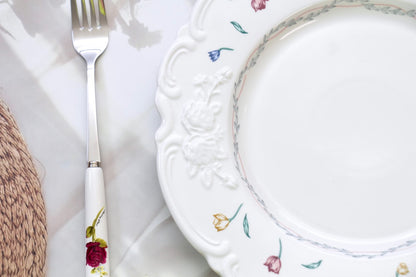 'Wisteria' Ceramic Dinner Plate, 10 Inches