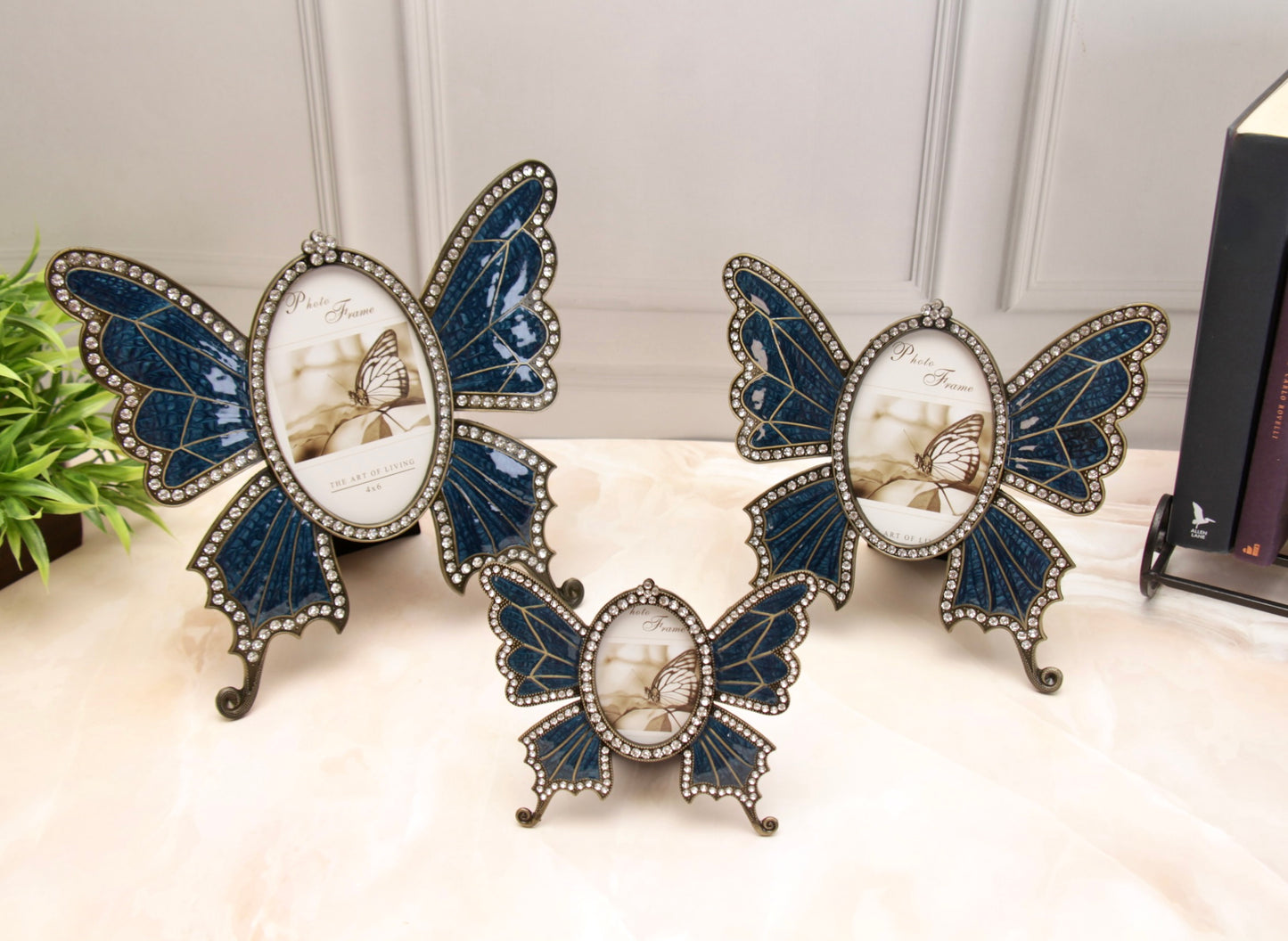 'Blue Butterfly' Photo Frame