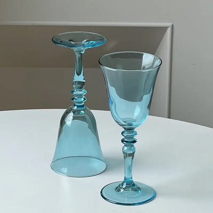 'Sapphire' Pristine Blue Glasses - Set of 2