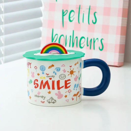 'Sunshine' Ceramic Coffee Mugs - Smile