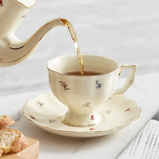'Bliss' Ceramic Cup & Saucer Set Of 1