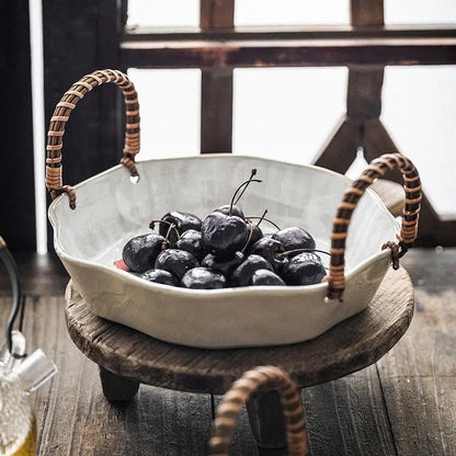 'Cherry' Ceramic Fruit Bowl