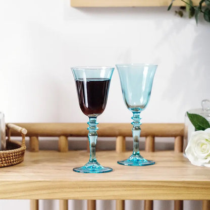 'Sapphire' Pristine Blue Glasses - Set of 2