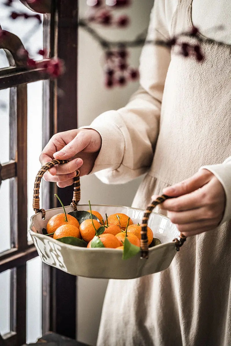 'Cherry' Ceramic Fruit Bowl