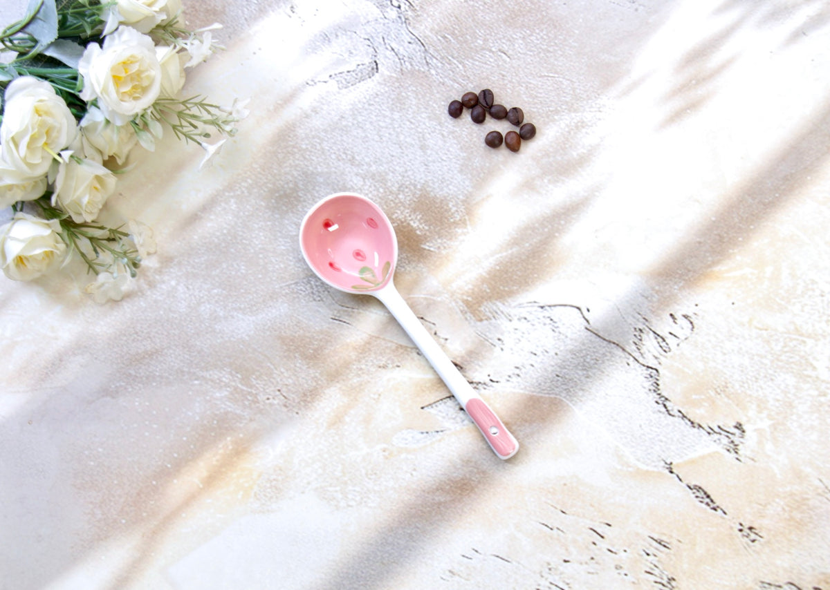 'Strawberry Orchard' Ceramic Spoon