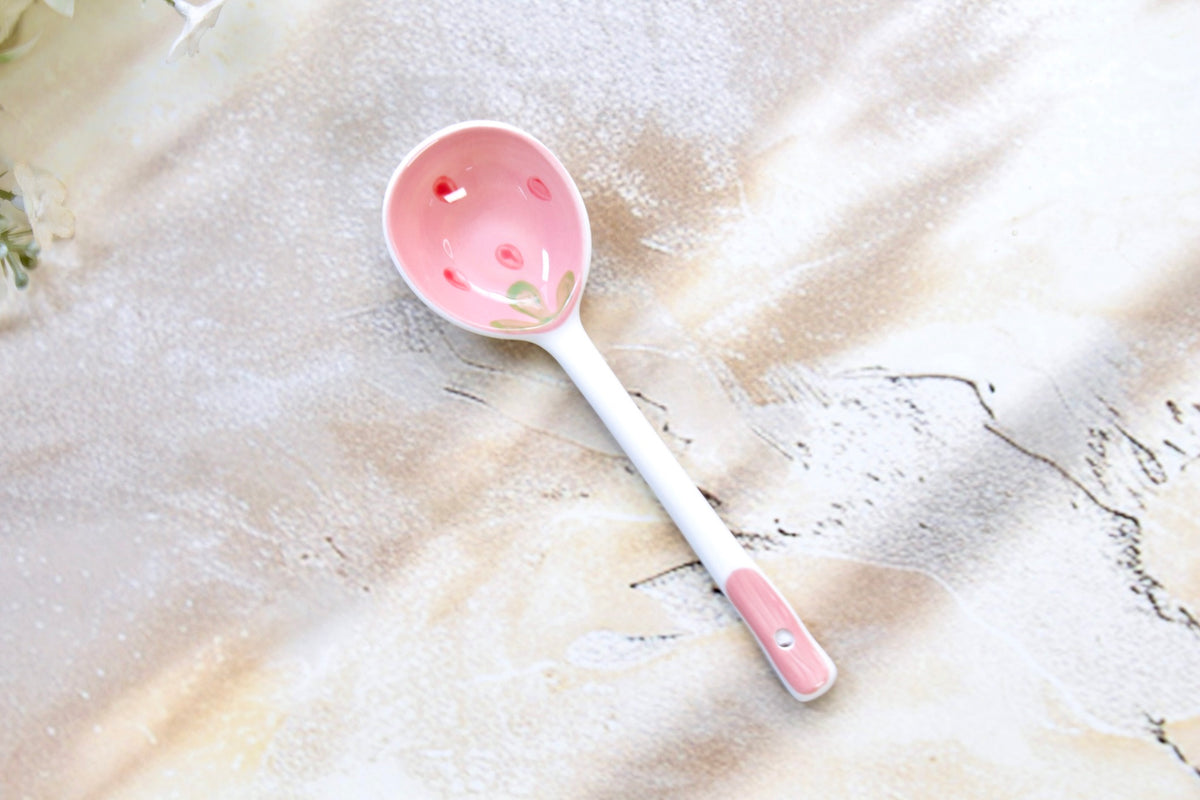 'Strawberry Orchard' Ceramic Spoon