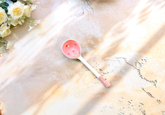 'Strawberry Orchard' Ceramic Spoon