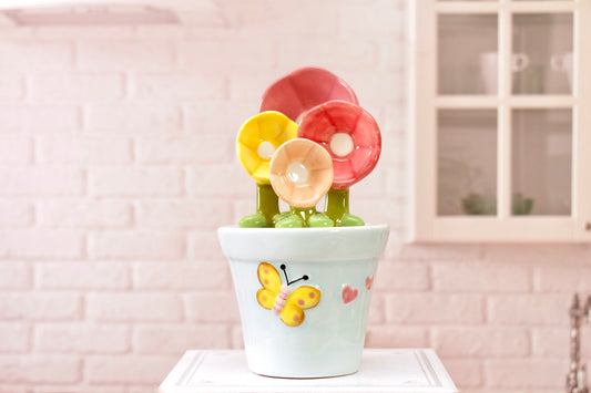 'The Petal Pot' Ceramic Measuring Spoons Set