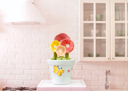 'The Petal Pot' Ceramic Measuring Spoons Set