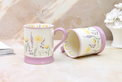 'Florence' Ceramic Coffee Mug, Lilac
